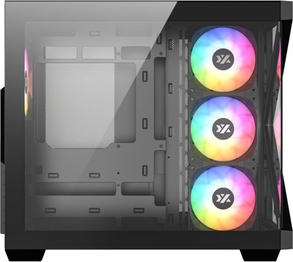 Obudowa XYZ PC GEAR Qubex ARGB czarna (X-CS-QUBEX-B)