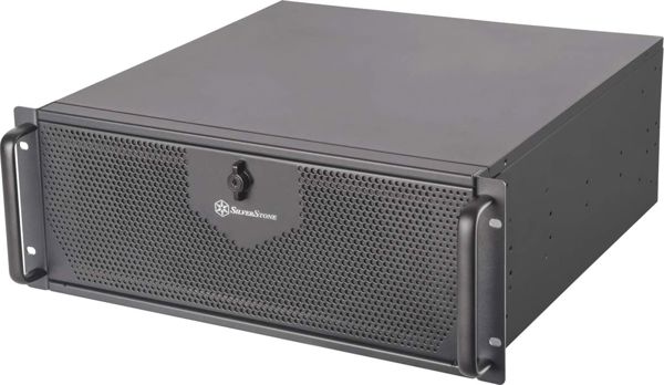SilverStone RM42-502 Rackmount Server Case, 4U, Μαύρο (SST-RM42-502)