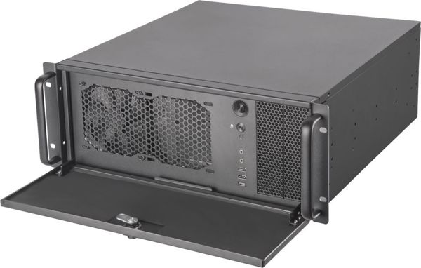 SilverStone RM42-502 Rackmount Server Case, 4U, Μαύρο (SST-RM42-502)