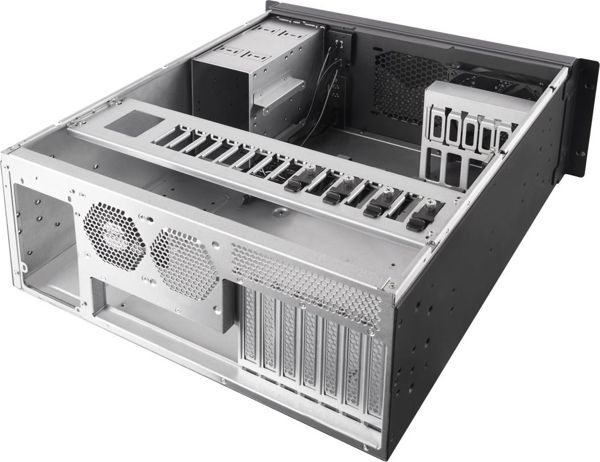 SilverStone RM42-502 Rackmount Server Case, 4U, Μαύρο (SST-RM42-502)