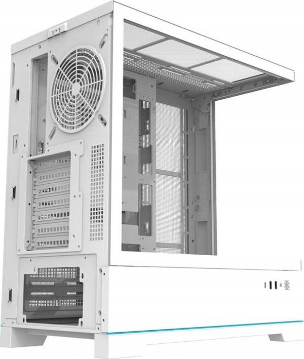 Κουτί υπολογιστή Darkflash DY451 χωρίς ανεμιστήρες (λευκό)