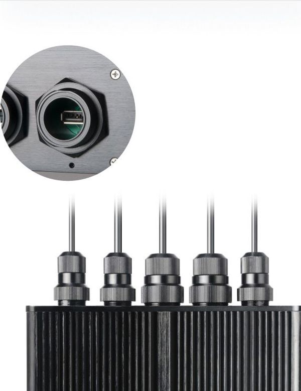 Akasa Pascal PX Κουτί Υπολογιστή IP65 - Αδιάβροχο & Ανθεκτικό στη Σκόνη (A-NUC56-M1B)