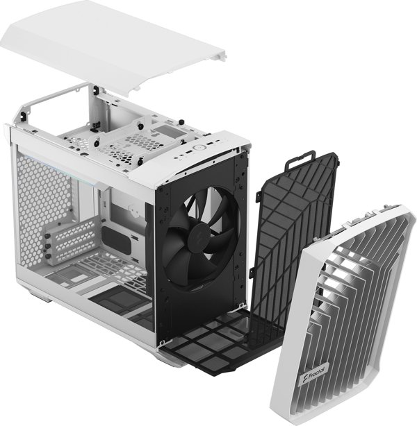 Κουτί Fractal Design Torrent Nano Λευκό TG Clear Tint (FD-C-TOR1N-03)