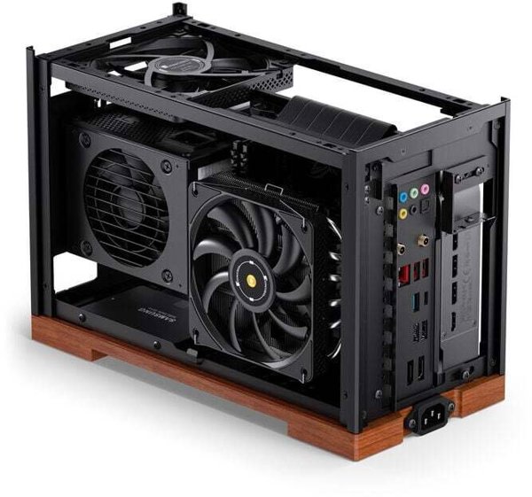 Obudowa Jonsbo T9 Black obudowa komputerowa, mini obudowa, ITX, PCIe 5.0 kabel riser - czarny