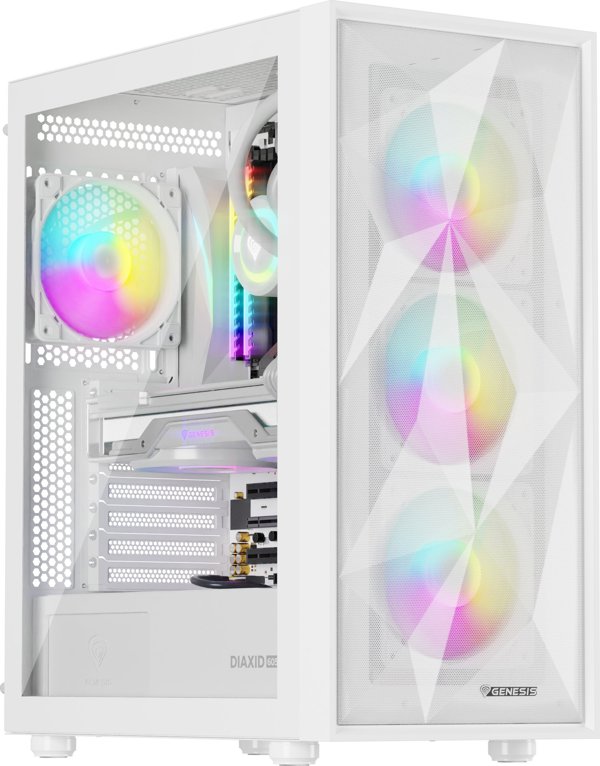 Κουτί Genesis Diaxid 605 ARGB λευκό (NPC-2173)