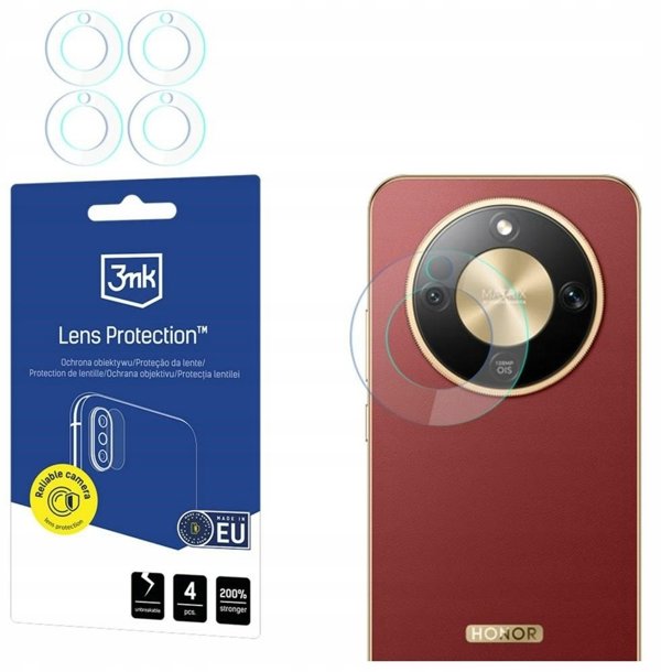 Ochrona na obiektyw aparatu 3MK Lens     Protection do Honor Magic8 Lite 4szt