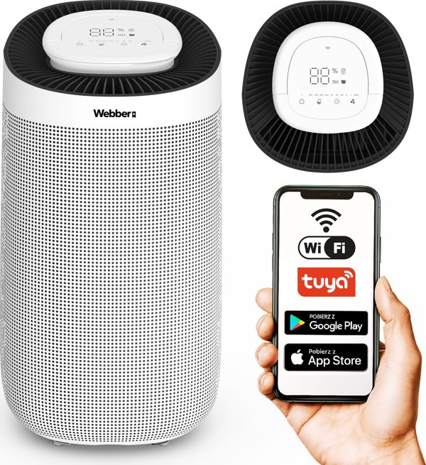 Αποστειρωτής αέρα Webber Weber DEC500 Wi-Fi λευκός