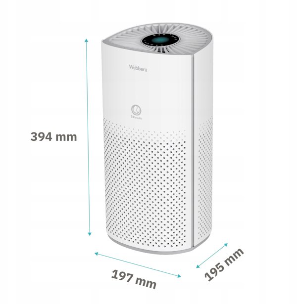 Oczyszczacz powietrza Webber AP8550 HEPA H13 WiFi UV-C Jonizacja Smart AI