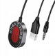 Odbiornik AUX Hoco Bluetooth z kablem Jack 3,5 mm E150 szary