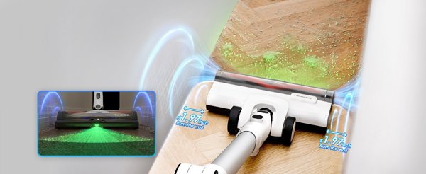 Tineco Pure One A50S Σκούπα Stick, Ασύρματη Ηλεκτρική Σκούπα με Έξυπνη Τεχνολογία Καθαρισμού