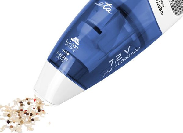 Eta Verto 1442 90000 Χειροκίνητη Ηλεκτρική Σκούπα, 7.2V Li-ion, Για Ξηρό & Υγρό Καθαρισμό