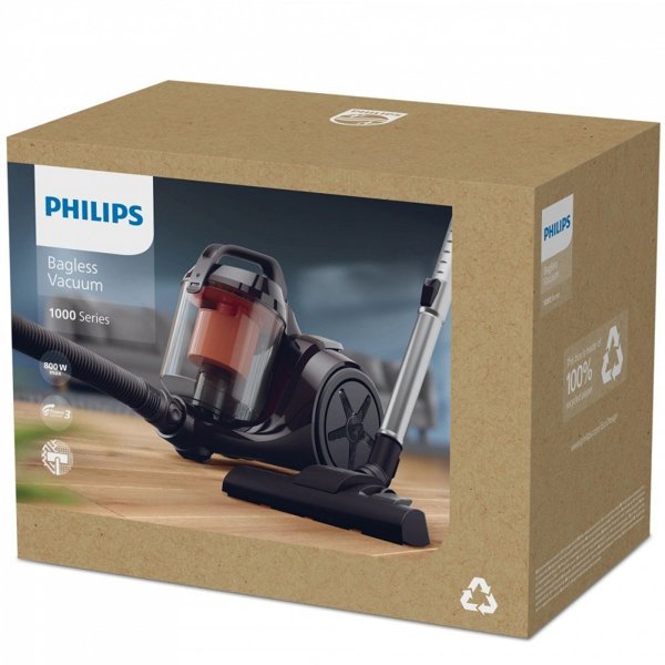 Philips Σκούπα Χωρίς Σακούλα Σειρά 1000 XB1142/10, Ισχυρή Απορρόφηση, 800W