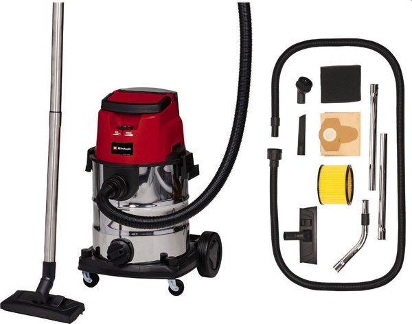 Einhell TE-VC 36/25 Li S-Solo Βιομηχανική Σκούπα Μπαταρίας 36V (Power X-Change)