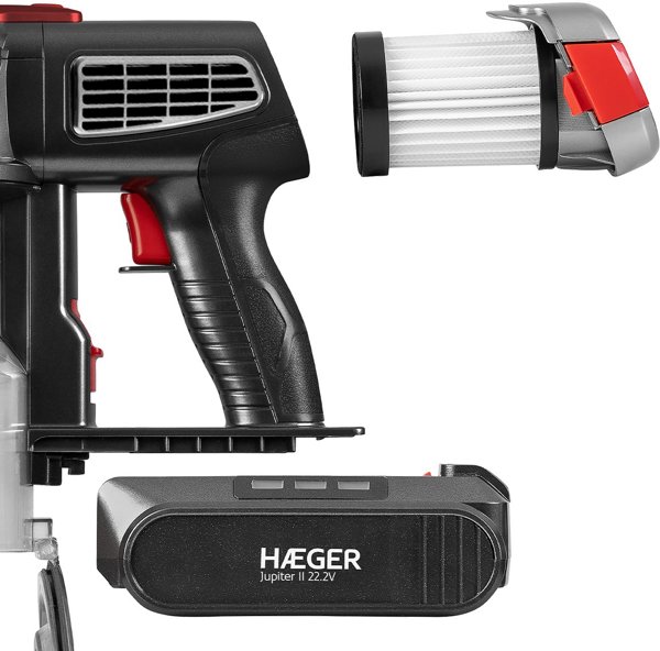 Odkurzacz pionowy Haeger VC-22V.049A Jupiter II 22.2V Odkurzacz bezprzewodowy