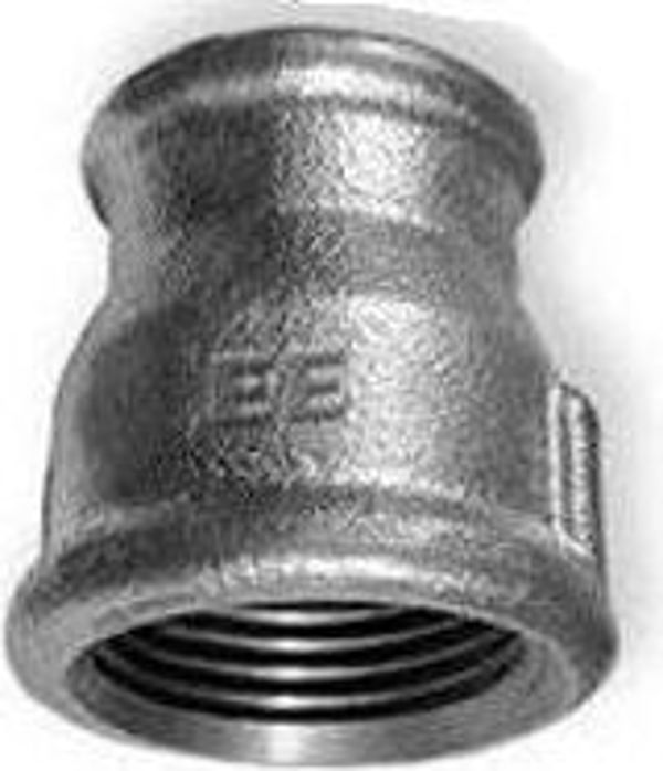 Odlewnia Zawiercie Mufa redukcyjna M2 2 x 3/4" czarna