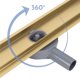 Rea Γραμμική Αποχέτευση Neox Pro, Χρώμα Χρυσό, Μήκος 60cm