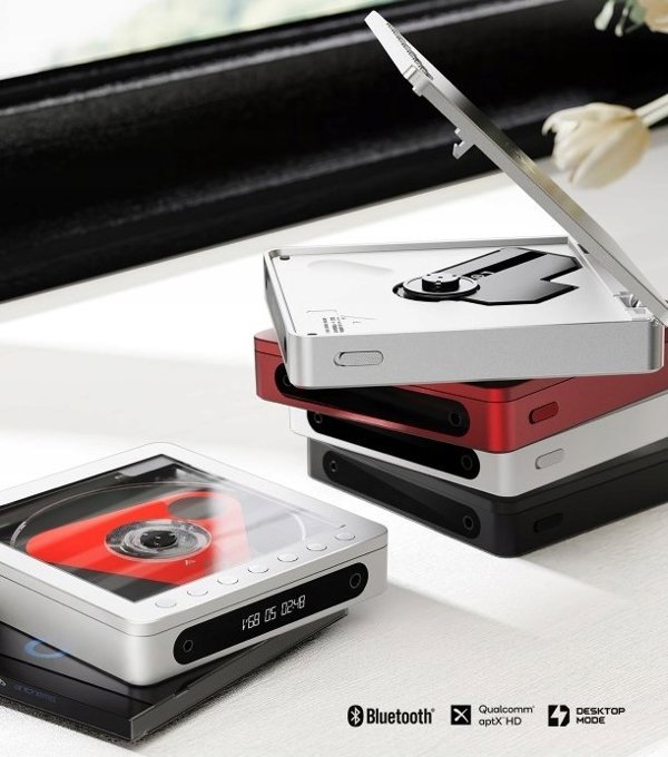 FiiO DM13 Φορητό CD Player με Bluetooth - Silver