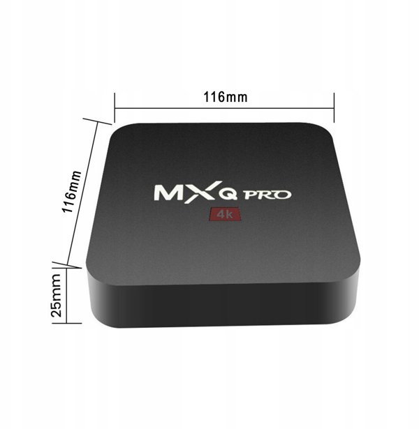 Odtwarzacz multimedialny Retoo M024E SMART TV BOX 8GB MXQ PRO 4K DEKODER ANDROID 7.1 -E139