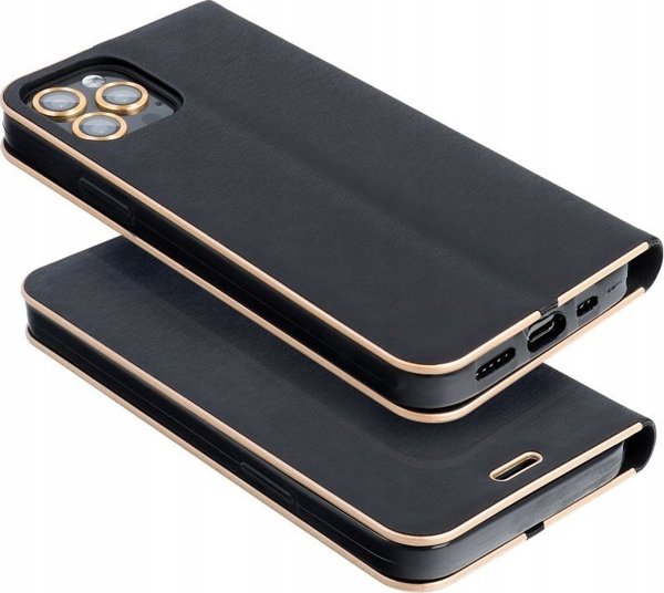 OEM Kabura LUNA Book Gold do XIAOMI Redmi NOTE 13 PRO 5G czarny