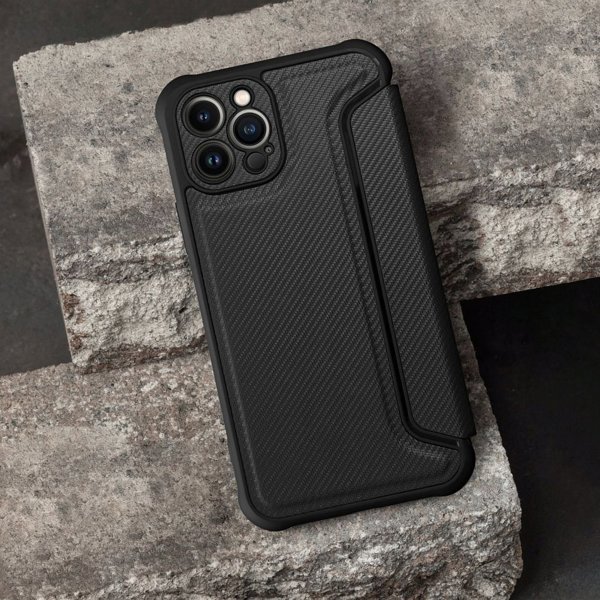 OEM Θήκη RAZOR Book για IPHONE 16 Pro Max μαύρο