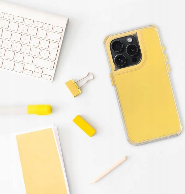 OEM Θήκη MATRIX για IPHONE 15 Pro κίτρινο