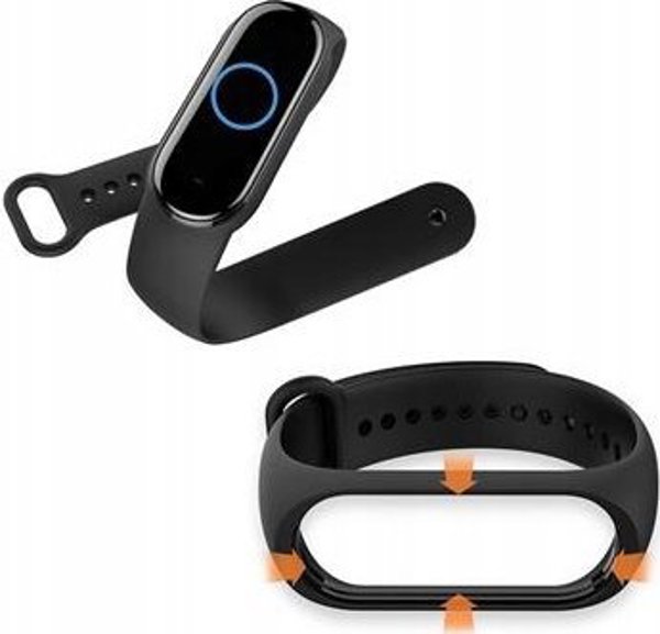OEM Λουράκι σιλικόνης για XIAOMI Mi Band 5 / 6 / 7 κρεμ (11)