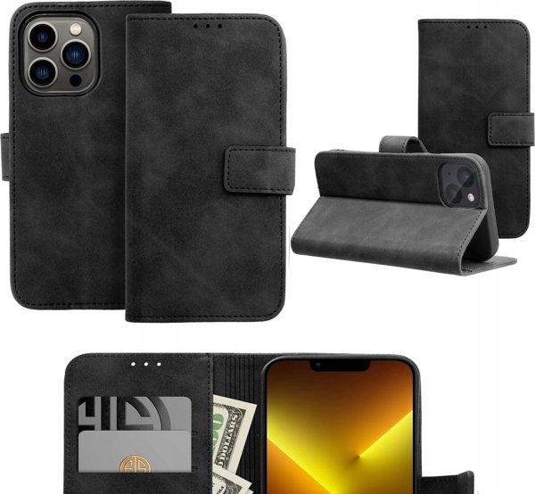 OEM Kabura TENDER Book do SAMSUNG Galaxy S23 Ultra czarny