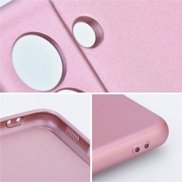 OEM Θήκη METALLIC για SAMSUNG A54 5G ροζ