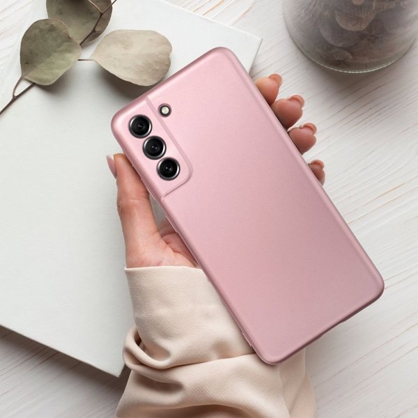 OEM Θήκη METALLIC για SAMSUNG A54 5G ροζ