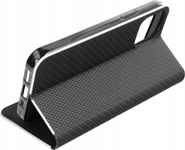 OEM Kabura LUNA Book Carbon do IPHONE 14 czarny