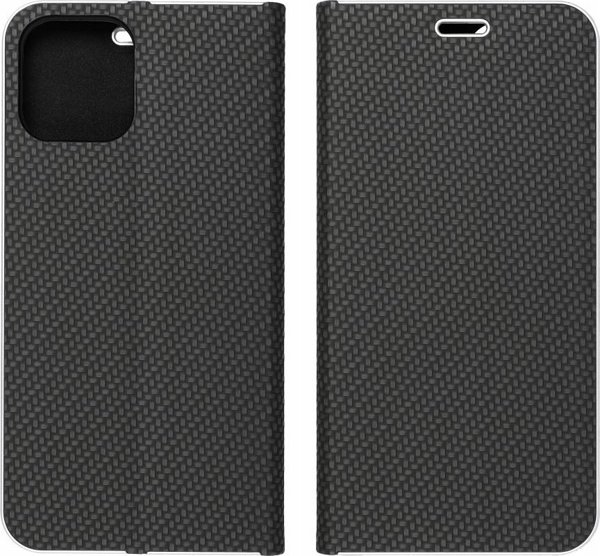OEM Kabura LUNA Book Carbon do IPHONE 14 czarny