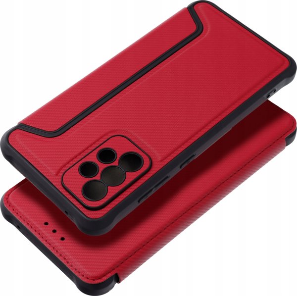 OEM Kabura RAZOR Book για SAMSUNG A52 5G / A52 LTE ( 4G ) / A52s 5G κόκκινο
