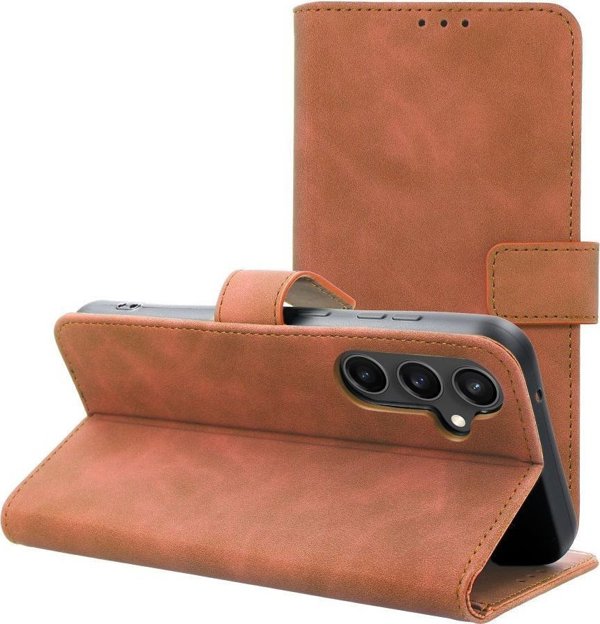 OEM Kabura TENDER Book do SAMSUNG S23 FE brazowy