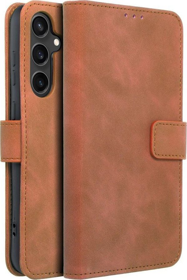 OEM Kabura TENDER Book do SAMSUNG S23 FE brazowy
