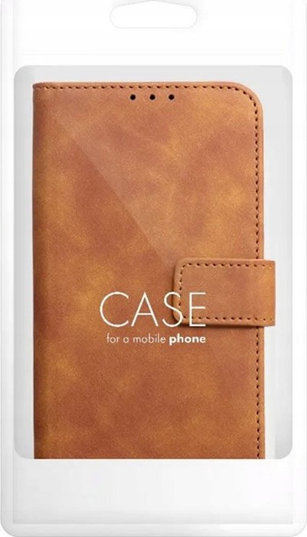 OEM Θήκη TENDER Book για SAMSUNG Galaxy A14 4G καφέ