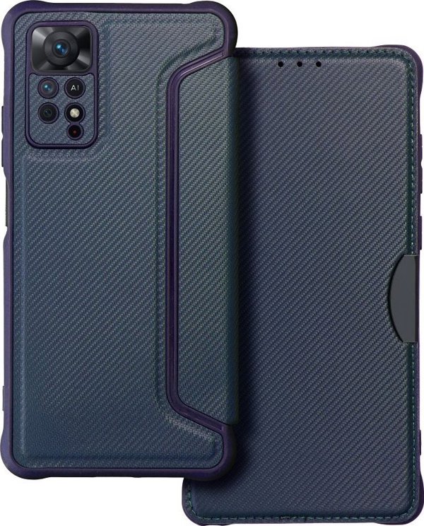 OEM Θήκη RAZOR Book για XIAOMI Redmi NOTE 11 PRO / 11 PRO 5G μπλε