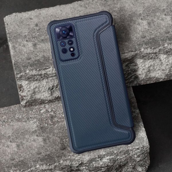 OEM Θήκη RAZOR Book για XIAOMI Redmi NOTE 11 PRO / 11 PRO 5G μπλε
