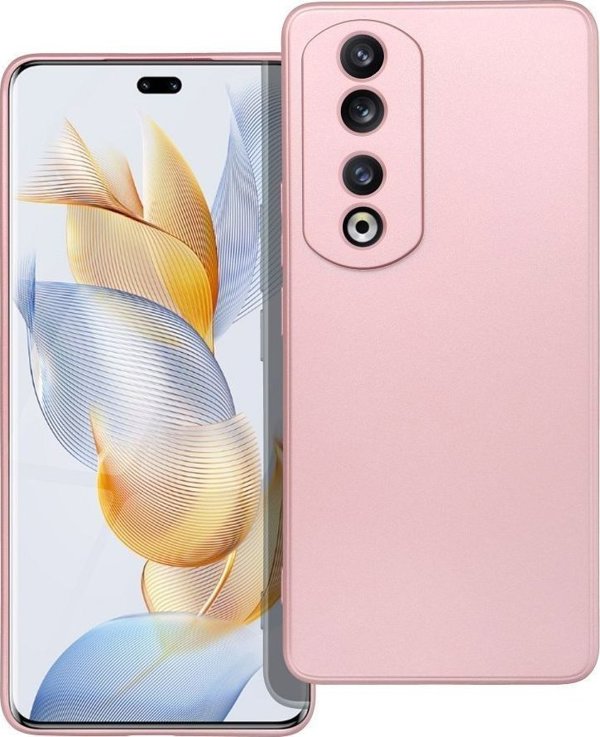 OEM Θήκη METALLIC για HONOR 90 Pro 5G ροζ