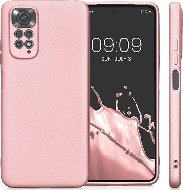 OEM Θήκη METALLIC για HONOR 90 Pro 5G ροζ
