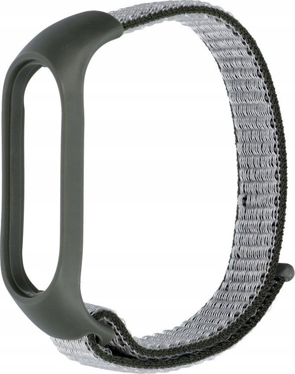OEM Νάιλον λουράκι για XIAOMI Mi Band 5 / 6 / 7 γκρι (19)
