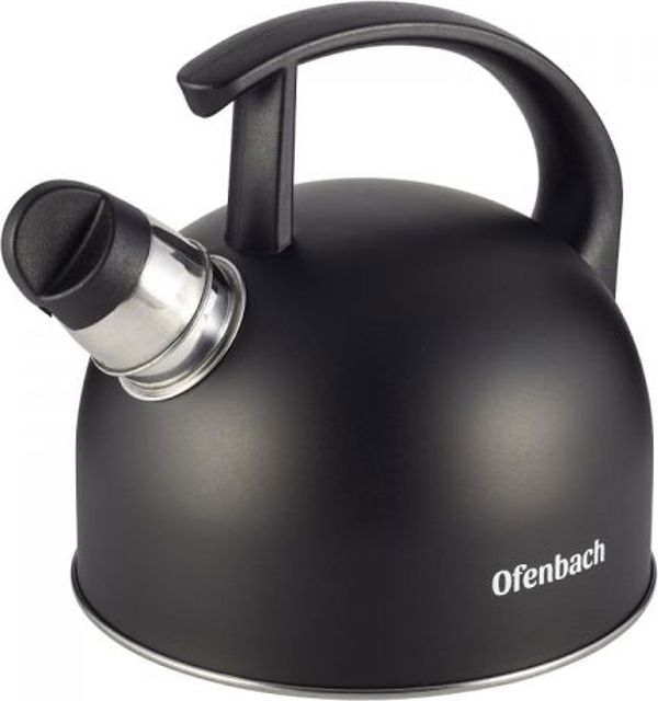 Ofenbach Tradycyjny czajnik stalowy z gwizdkiem 1,5L