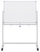 OfficeProducts Κινητός μαγνητικός πίνακας ξηρής διαγράμμισης διπλής όψης 120x60cm, λευκός