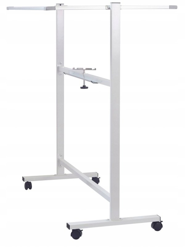 OfficeProducts Κινητός μαγνητικός πίνακας ξηρής διαγράμμισης διπλής όψης 120x60cm, λευκός