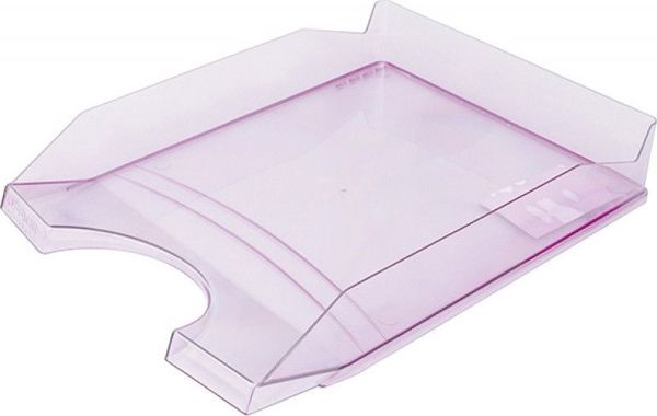 Office Products Συρταριέρα Γραφείου A4, Πολυστυρένιο, Διαφανές Μωβ, 8012398