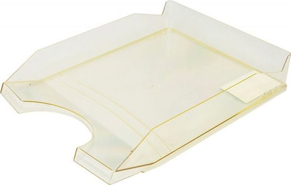 Office Products Συρτάρι Γραφείου A4, Πολυστυρένιο/PP, Διαφανές Κίτρινο, Ανθεκτικό