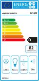 Απορροφητήρας Νησίδας Berdsen BE-90E 90cm, 160W, Μαύρος Ανοξείδωτος, 3 Ταχύτητες