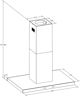 Απορροφητήρας Νησίδας Berdsen BE-90E 90cm, 160W, Μαύρος Ανοξείδωτος, 3 Ταχύτητες