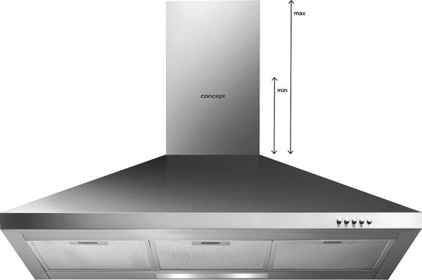 Απορροφητήρας Concept OPK3590SS, 3 Ταχύτητες, 60cm, Inox