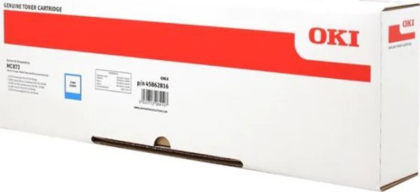 OKI Toner MC873 Cyan High Capacity 10K (45862816) - Γνήσιο Toner για Εκτυπωτές OKI MC873