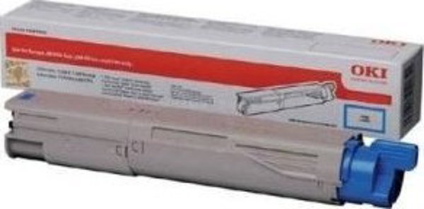 OKI Toner MC873 Cyan High Capacity 10K (45862816) - Γνήσιο Toner για Εκτυπωτές OKI MC873